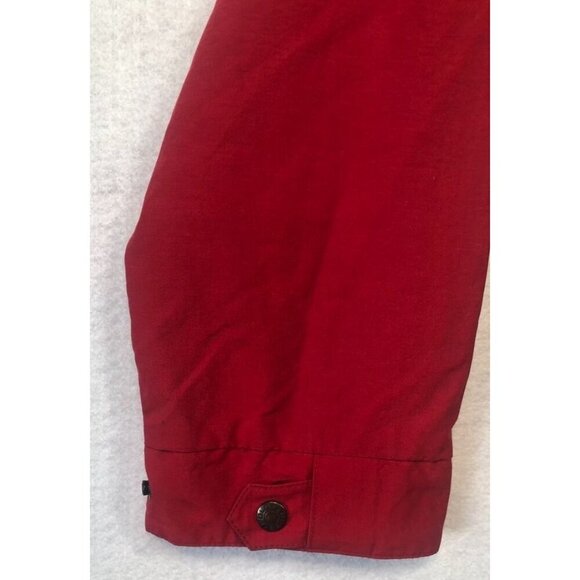 Vintage 1990s Polo Sport Ralph Lauren Windbreaker Jacket Red Tan Men's Small S - Picture 6 of 11